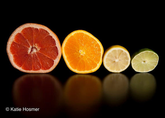 A Citrus Rainbow - 5x7 Matted Photograph