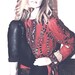 Red Beaded Jacket with Multicolor Beaded Design