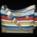 SPRING Hobo Bag/Purse in Canvas & Leather Slouch Shoulder Bag Handmade