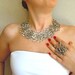 Ottoman Bough Metal Necklace And Ring Set-Fashion Jewelry-2012 Trends-Fashion All Season