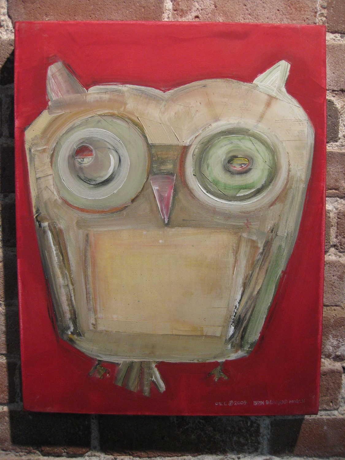 Big Owl Painting