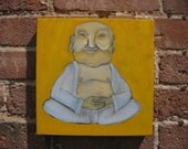 Buddha Blue Painting