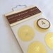 Gold Stickers, Martha Stewart Envelope Seal, Champaign Scrapbooking Embellishments - set of 48
