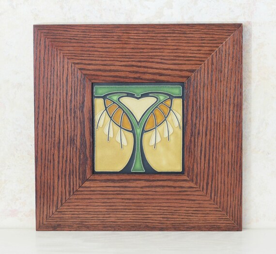 Custom made frames for decorative tiles by SylvanStudio on Etsy