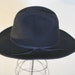 vintage western styled hat black