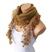 Caramel, 2012 trends scarf, hand knit, women scarves. Personalized Design. Latest Fashion. scarf, neckwarmer, scarflette...