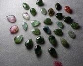 Tourmaline Faceted Briolette Beads 9mm to 10mm