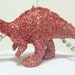 Glitter Dinosaur Necklace in Pink -RaWr-