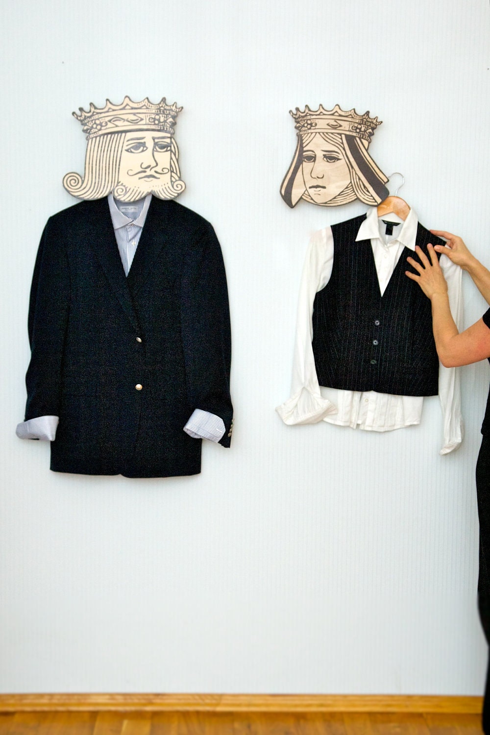Hook - hanger - mask - You are my Queen - humorous and funky article for your creative home or office