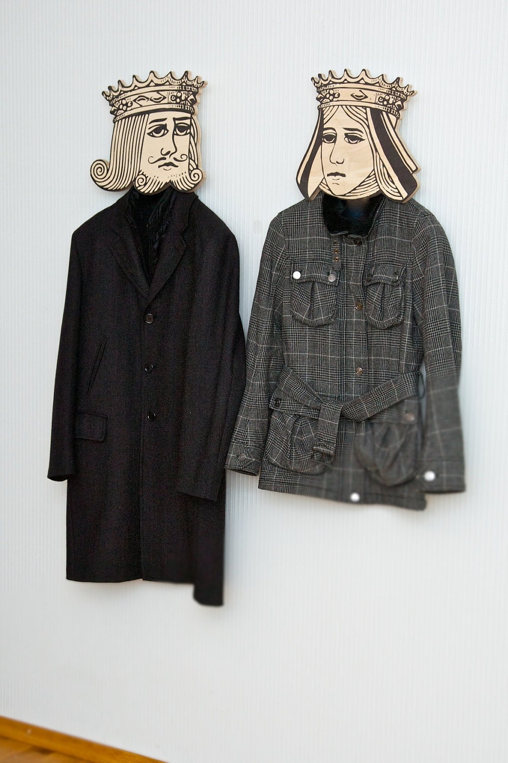 Hook - hanger - mask - You are my Queen - humorous and funky article for your creative home or office