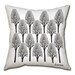 Tree pillow cushion Scandinavian trees in black and white print on a gabardine decorative (insert included)