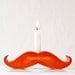 O'moustache candle holder - our popular moustache candle holder -limited edition- dedicated to St.Patrick's