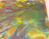 And There She Appeared--Original abstract art on canvas