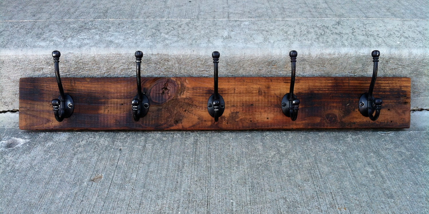 Reclaimed Wood Hook Rack