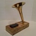 Acoustic Droid Android Smartphone Speaker Dock Utilizing a Salvaged Vintage Trombone