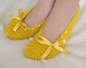 DISCOUNT Dance shoes slippers Yellow Bridal Party Bridesmaid