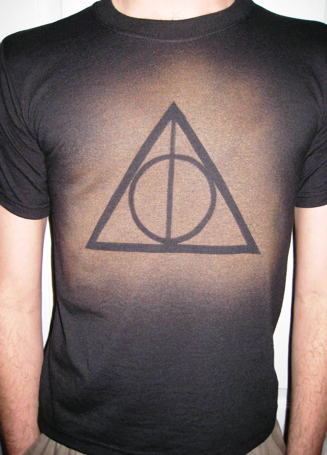 Deathly Hallows Bleach handmade T shirt