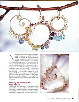 Necklace 167 Hammered heart wrapped with gemstones
