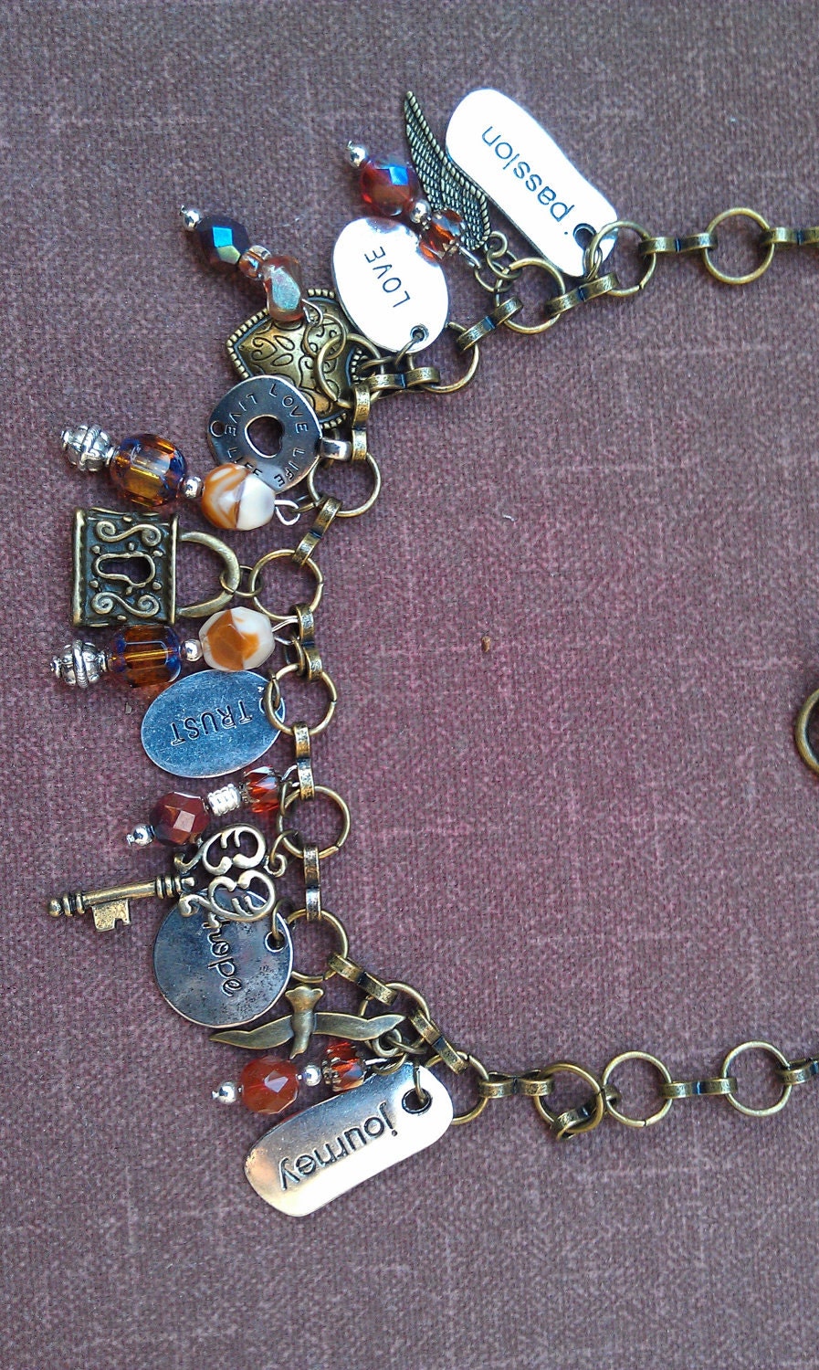 The Gypsy Charm and Beaded Necklace
