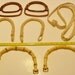 Upcycled Bag/Purse/Handbag/Tote Handles - Set of 3