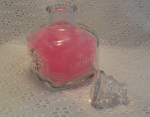 Vintage Lavoris Mouthwash Bottle,Vanity Accessory