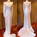 Vintage 1930s Wedding Gown - Satin Bias Cut Stunning