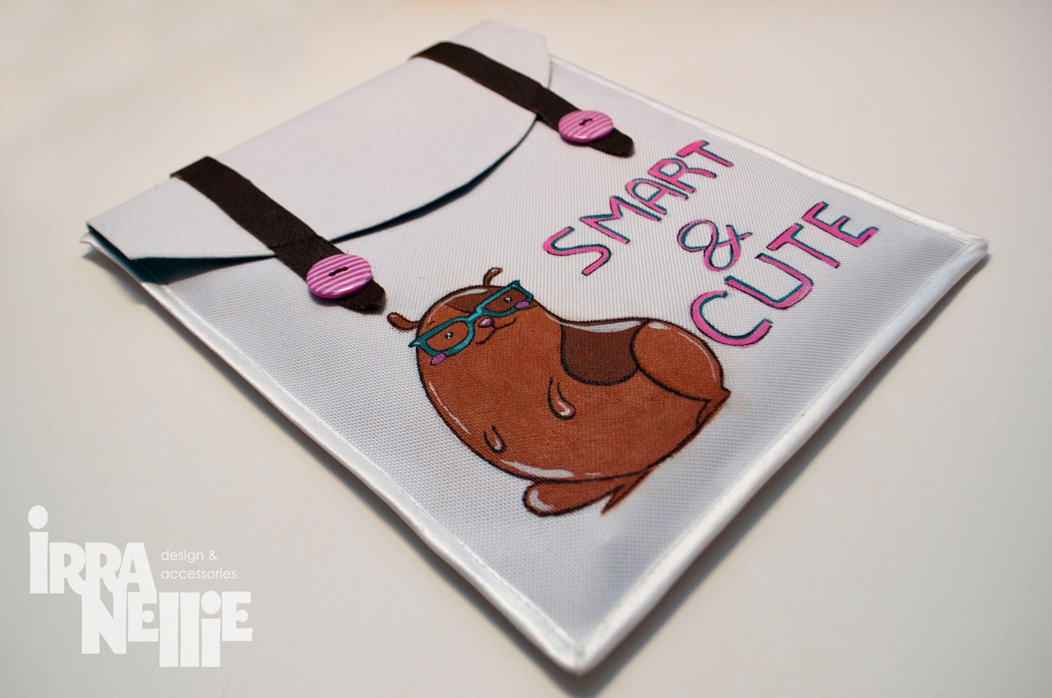 iPad cover, unique hand painted art work, one of a kind.