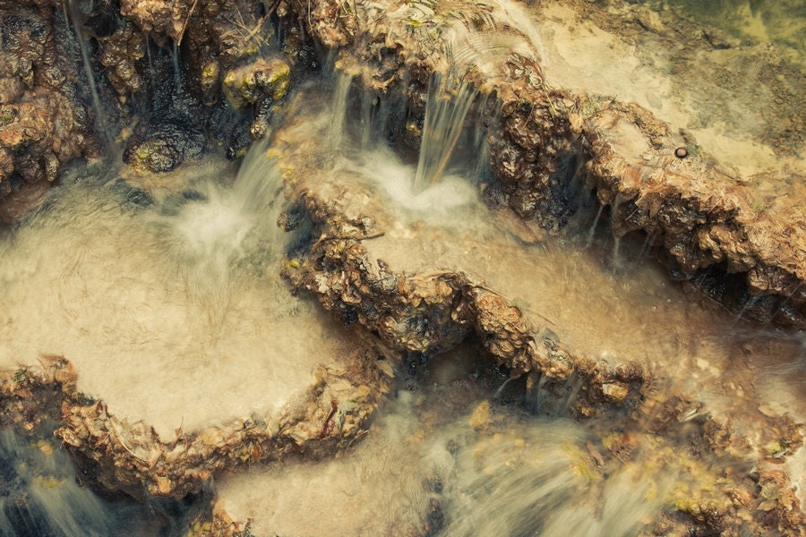 Fine Art Photography, Abstract Waterfall Print, Paper or Canvas Print Waterfall 8x10 or 8x12, autumn harvest natural