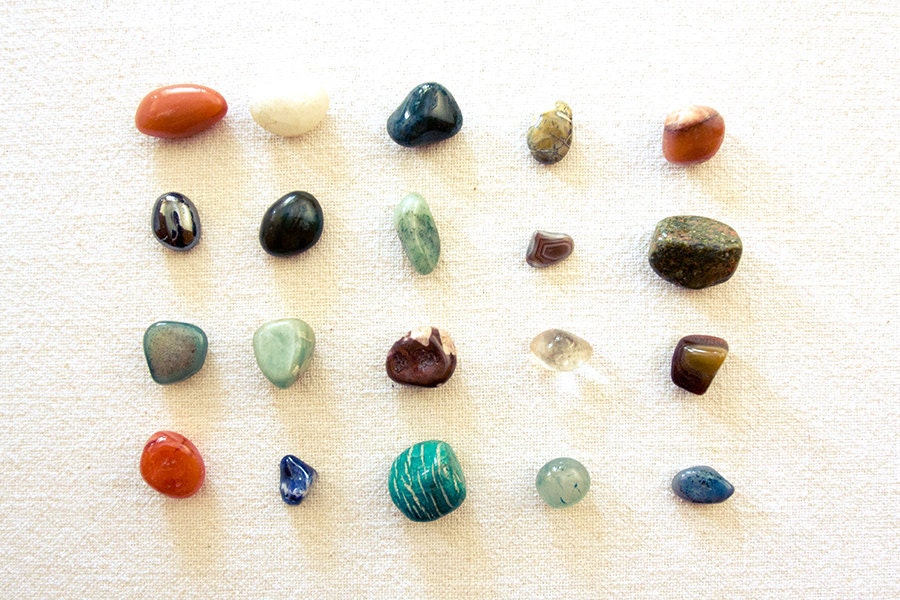 Gemstones Still Life Print, Fine Art Photography Semi-Precious stones 8x12 print rainbow colors, zen harmony ballance, tribal