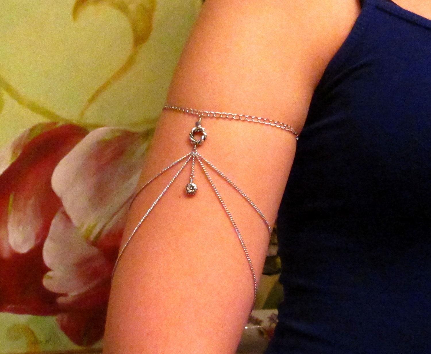 ONE Gypsy Chain Armlet, Gypsy Arm Band, Arm Jewelry