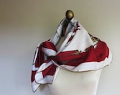 Italian silk scarf Amerigo Vespucci nautical designer