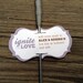 CUSTOM LISTING for jackiefleming1 - Sparkler Tags - Ignite the Love - Bracket Shape - set of 100