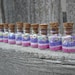 Reserved Fairy Jars set of 12 Pink and Purple starsand 4 rainbow jars, Tiny, Princess, Party Favor