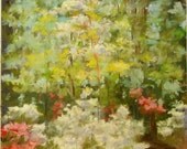Dogwood Festival Pastel Landscape