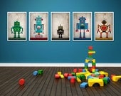 11x17 Robots Poster Set