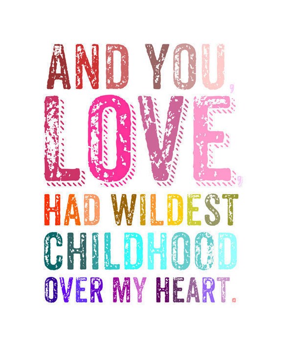 Rainer Maria Rilke 8x10 Print - Love Quote
