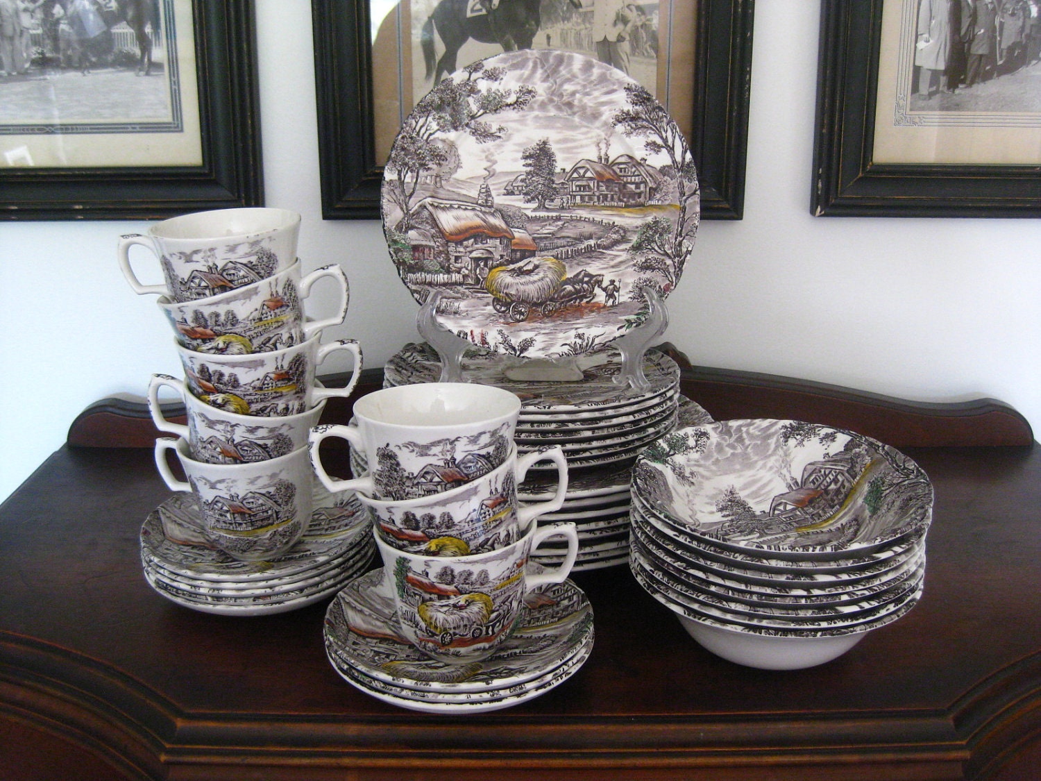 Staffordshire Yorkshire Ironstone China Five by MoseleyAndStokes