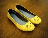Pikachu Pokemon Glitter Shoes