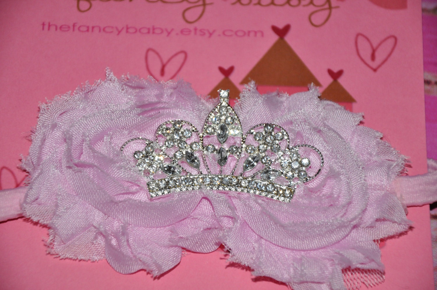 Baby Girl Princess Crown Flower Headband