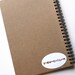 Plans For Global Domination Hand Stamped Spiral Notebook Journal