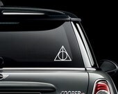 Hallows Symbol Decal / Sticker -  Potter Inspired