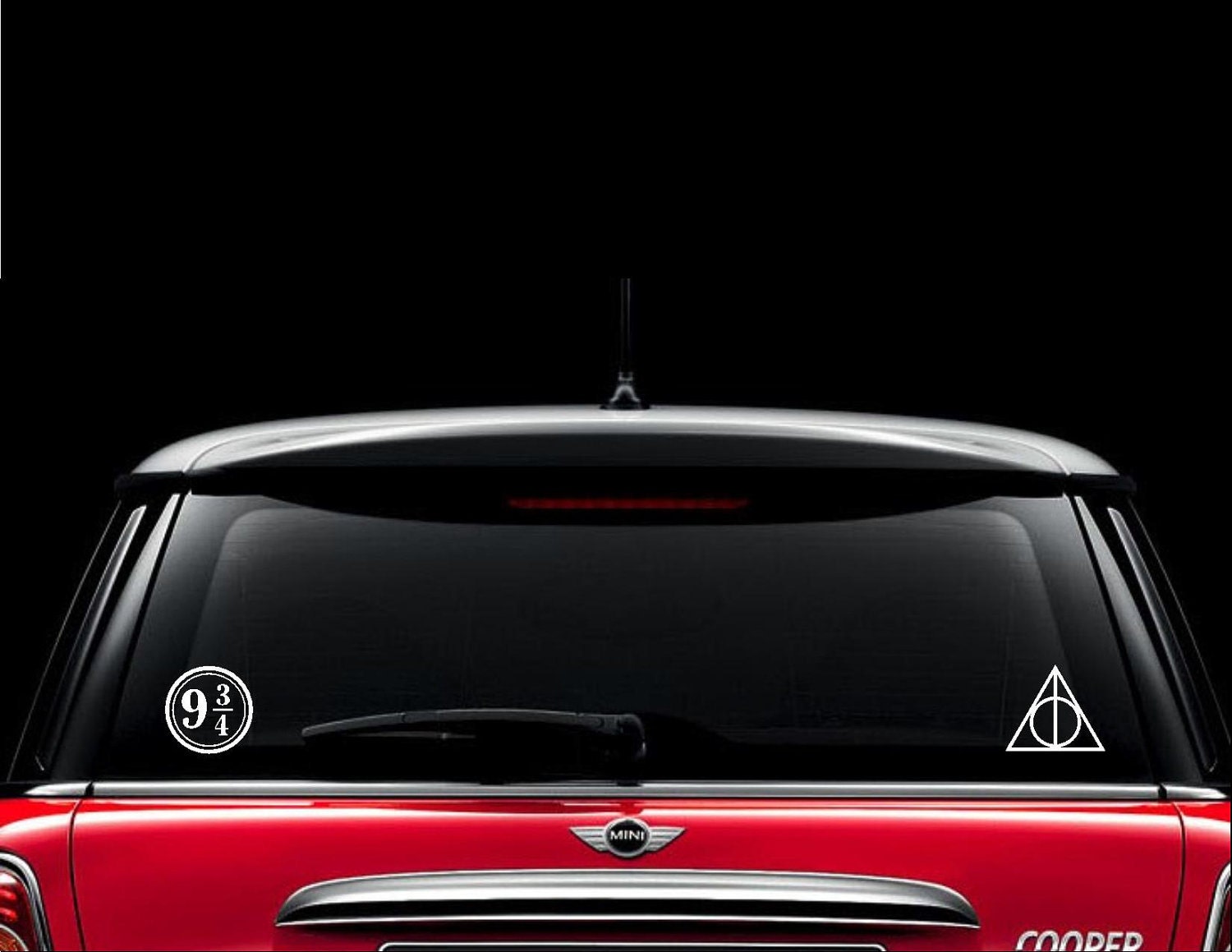 Hallows / 9 3/4  Window Decal Bundle - Potter Inspired