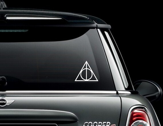 Hallows Symbol Decal / Sticker - Potter Inspired