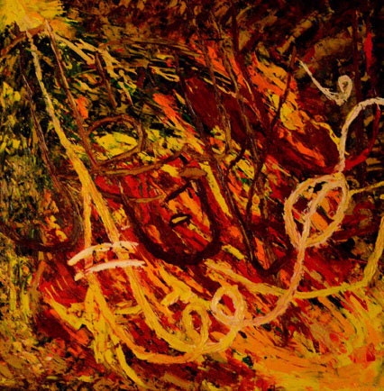 Original Oil painting on acrylic background Islamic and Arabic calligraphy  " Epic "
