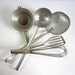 Vintage french Kitchen tools,Collection Silver Utensils