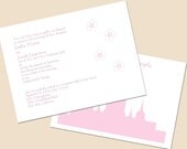 Wedding Invitation LDS Temple Silhouette - DIY Printable