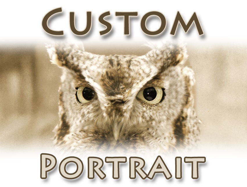 CUSTOM Pet Portrait - Digital child recolored portrait, altered ephemera photo, printable image, Download Postcard and A4 size // cv039