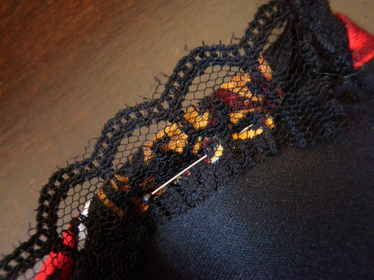 DARK (K)NIGHT Push-Up: Black Push-Up Bra with Batman Gotham Comics Fabric and Black Lace