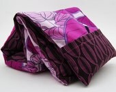 Neck Kozi "Plush" - Heat pad / Cold Pack. Microwavable corn bag with removable cover. Pink - Brown - Botanical