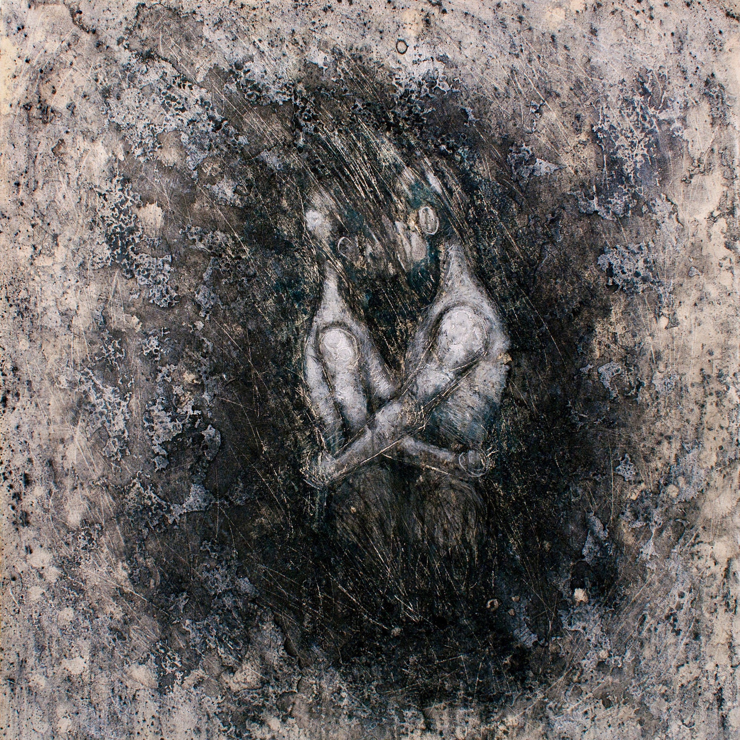 Fine Art, ORIGINAL, Surreal, Oil & Charcoal Painting, Apocalypse, 30"x30" On Canvas